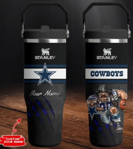 LIMITED EDITION - NEW CUSTOMIZED NFL21 DCB DALLAS COWBOYS TUMBLER CUP