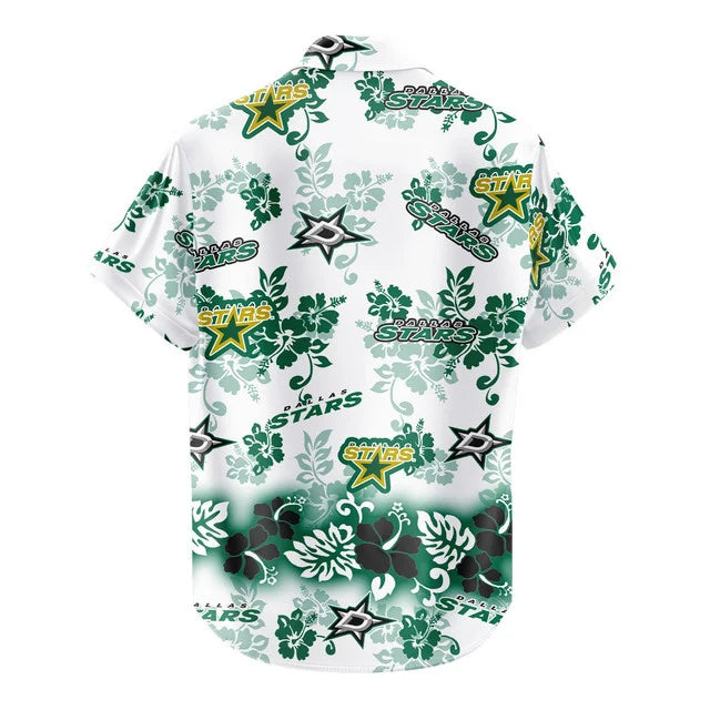 LIMITED EDITION - NEW CUSTOMIZED NHL15 DLS DALLAS STARS UNISEX HAWAIIAN SHIRT & SHORTS SET