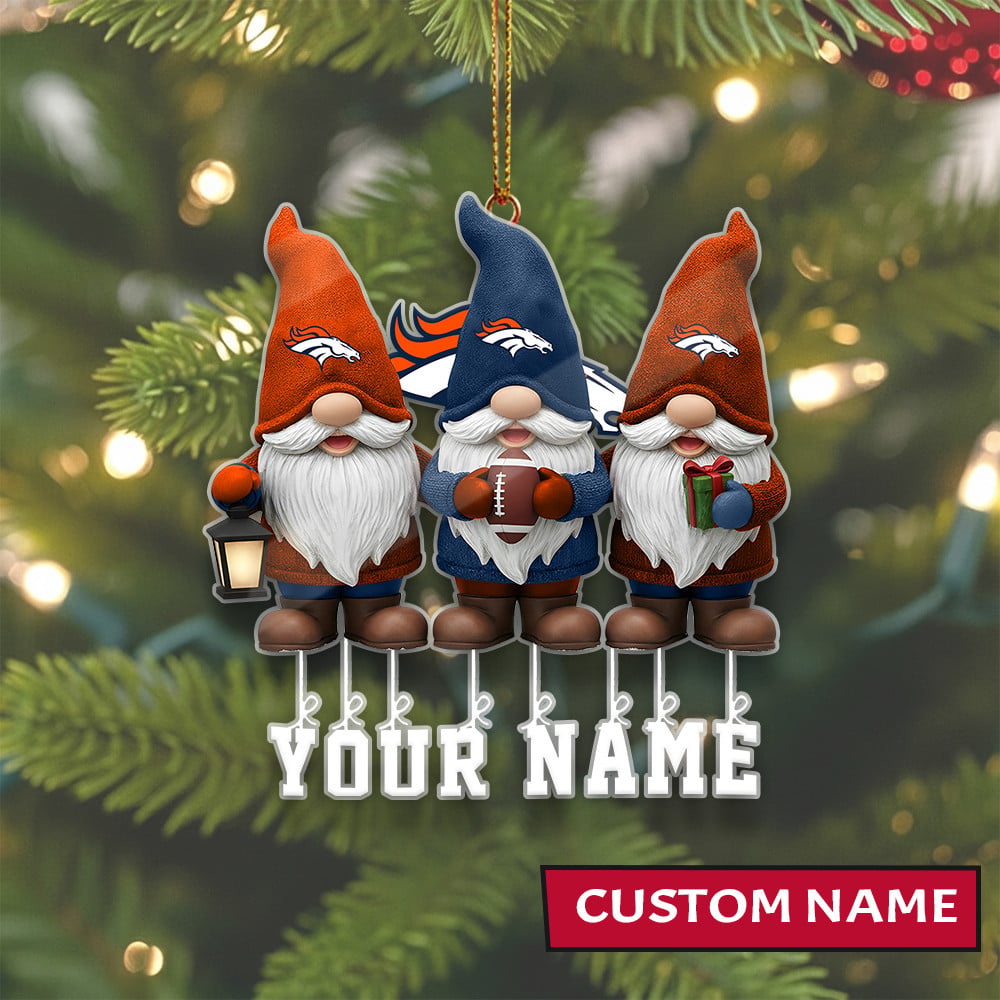 LIMITED EDITION - NEW CUSTOMIZED NFL13 DVB DENVER BRONCOS ORNAMENT