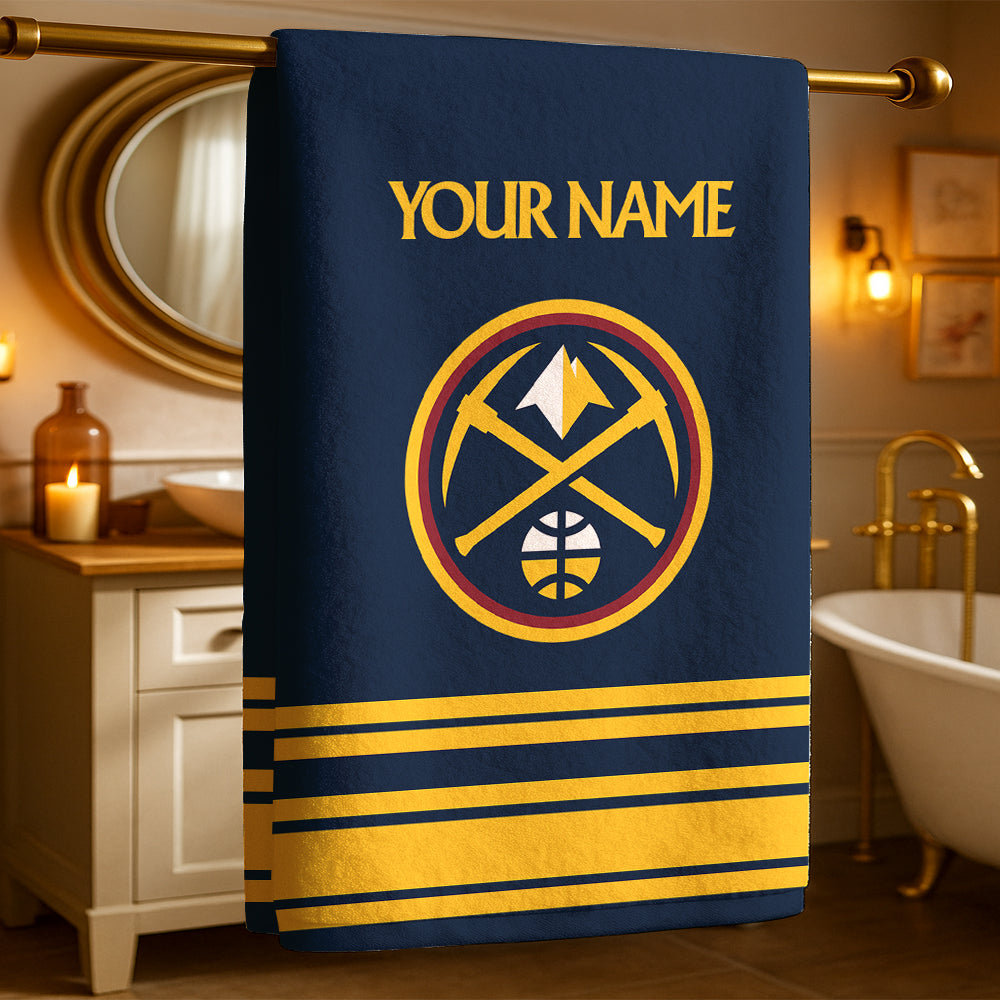 The Nuggets NBA Personalized Beach & Bath Towel