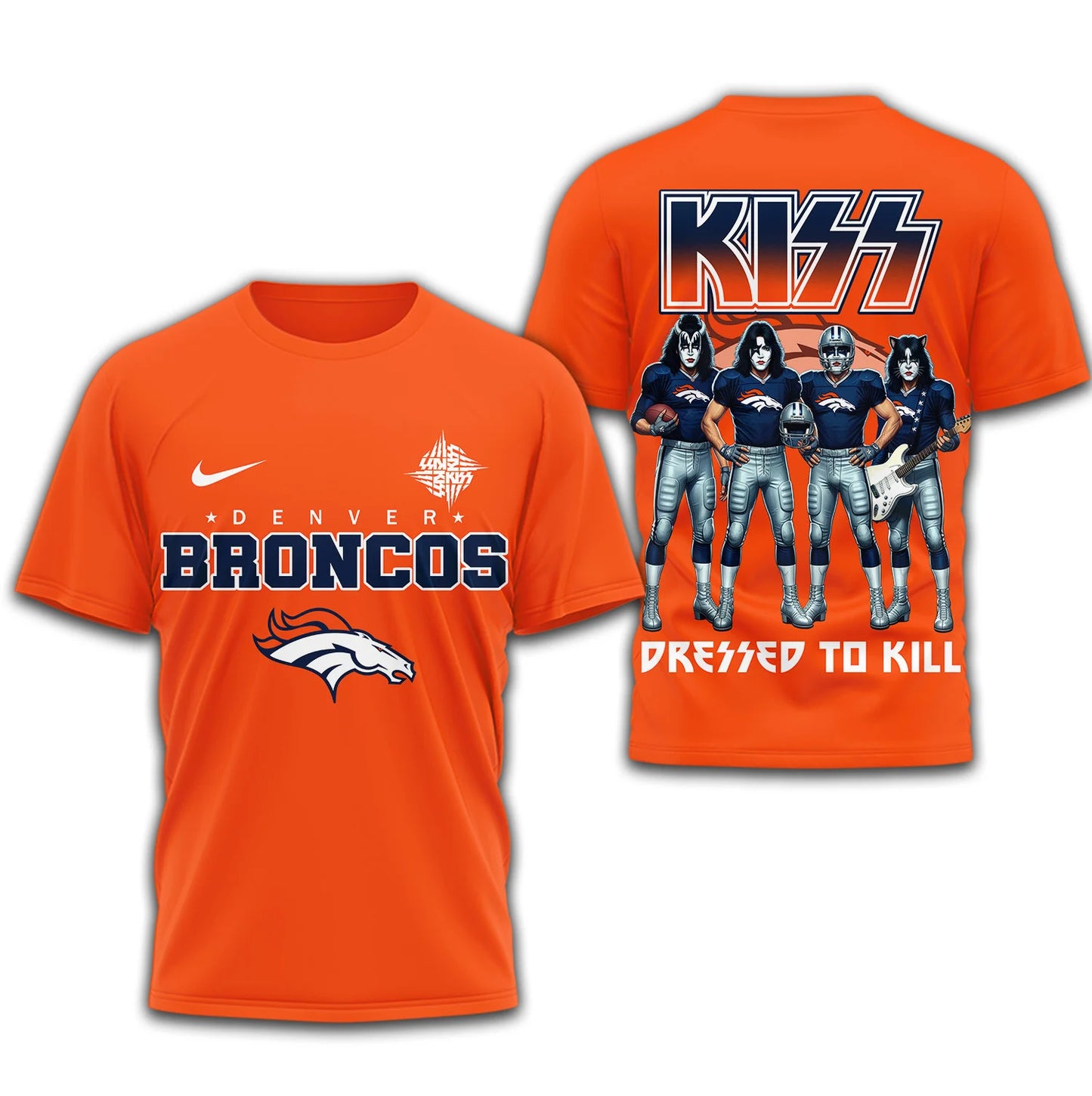 LIMITED EDITION - NEW CUSTOMIZED NFL13 DVB DENVER BRONCOS T-SHIRT | MULTIPLE COLORS AVAILABLE