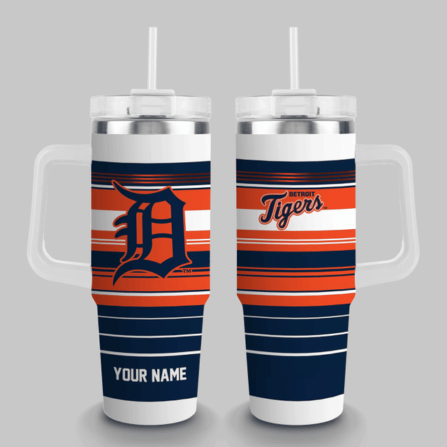 LIMITED EDITION - NEW CUSTOMIZED MLB16 DT TIGERS TUMBLER CUP