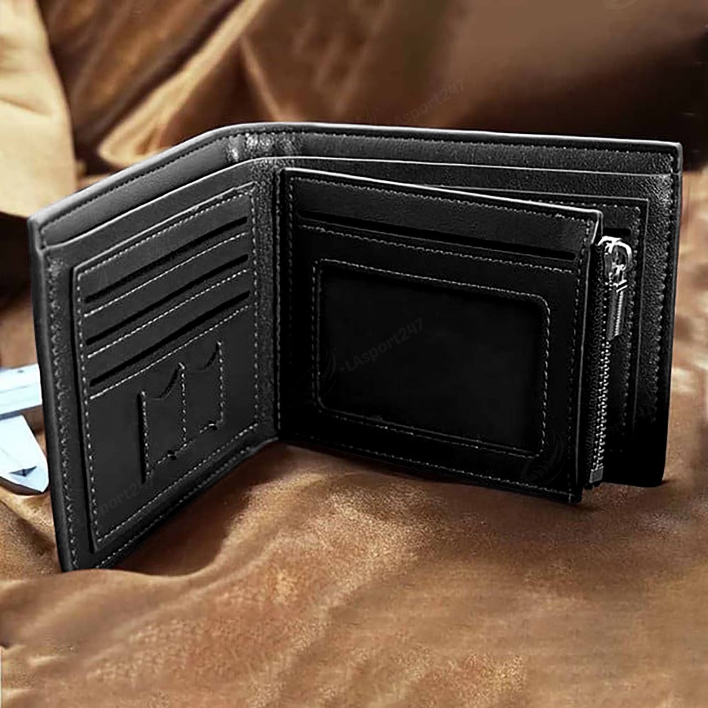 LIMITED EDITION - NEW CUSTOMIZED NFL27 NEP NEW ENGLAND PATRIOTS LEATHER WALLET