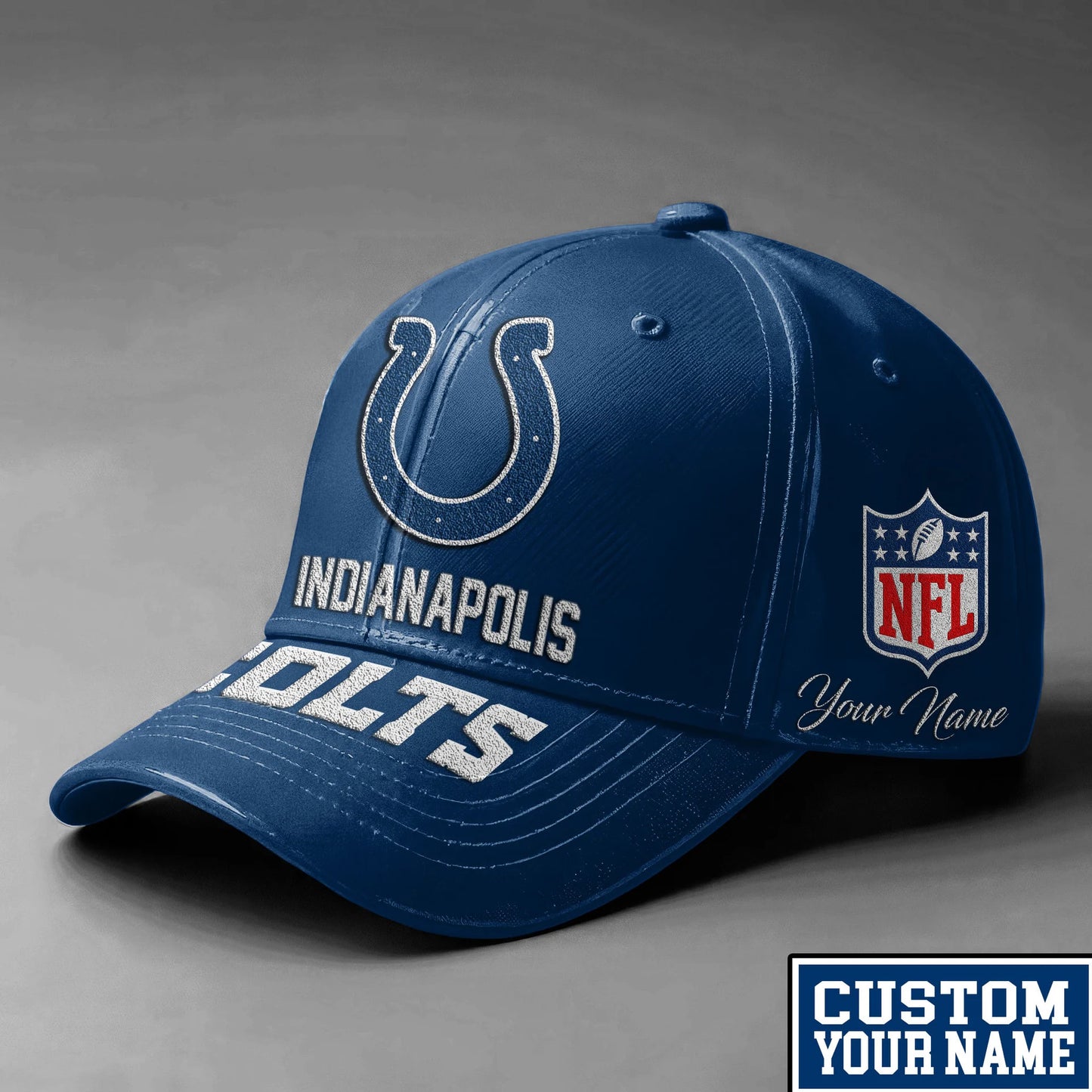 LIMITED EDITION - NEW CUSTOMIZED NFL17 IDC INDIANAPOLIS COLTS CLASSIC CAP