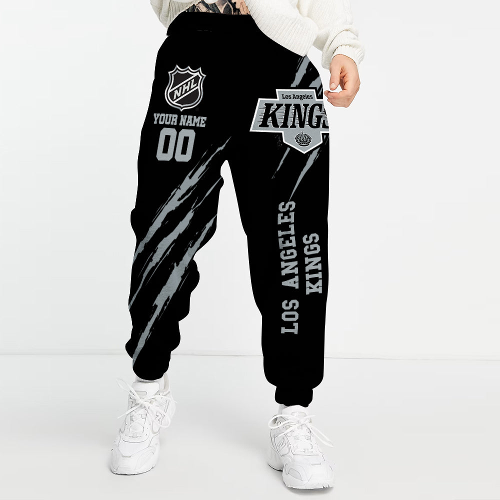 LIMITED EDITION - NEW CUSTOMIZED NHL16 LAK LOS ANGELES KINGS UNISEX LONG PANTS