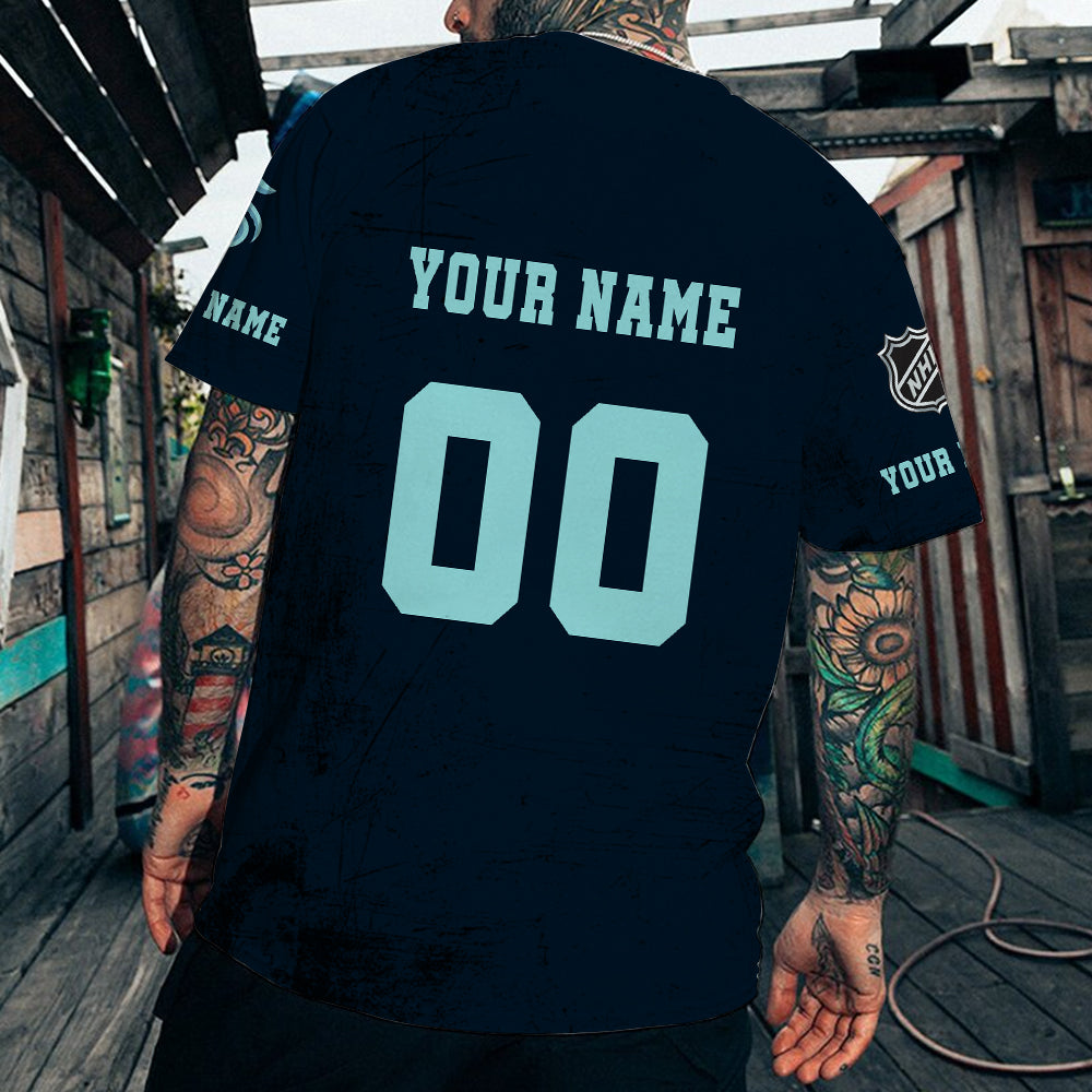 LIMITED EDITION - NEW CUSTOMIZED NHL20 STK SEATTLE KRAKEN T-SHIRT FOR FANS