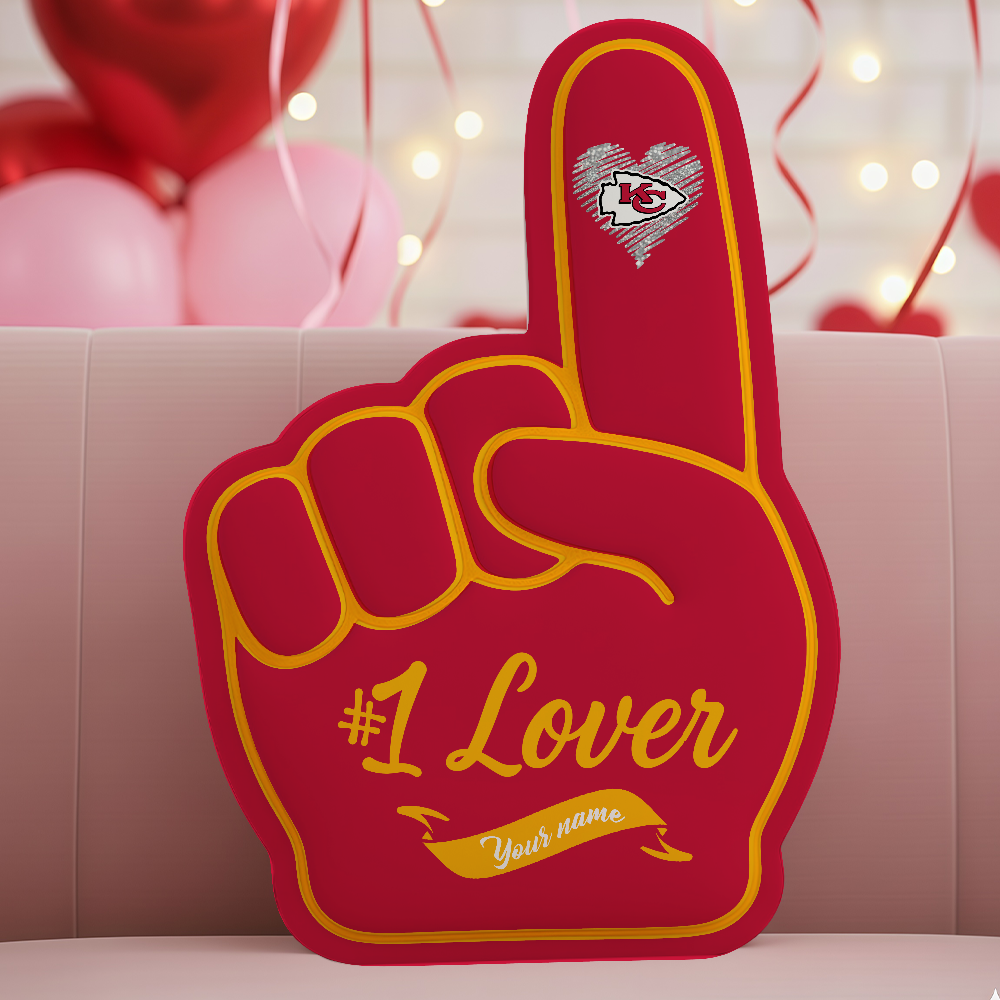 LIMITED EDITION - NEW CUSTOMIZED NFL01 KCC KANSAS CITY CHIEFS 3D BODY PILLOW