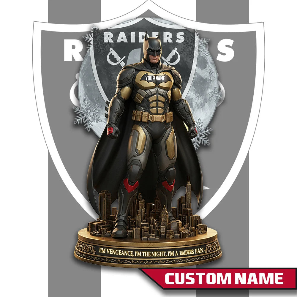LIMITED EDITION - NEW CUSTOMIZED NFL07 LVR LAS VEGAS RAIDERS ACRYLIC PLAQUE