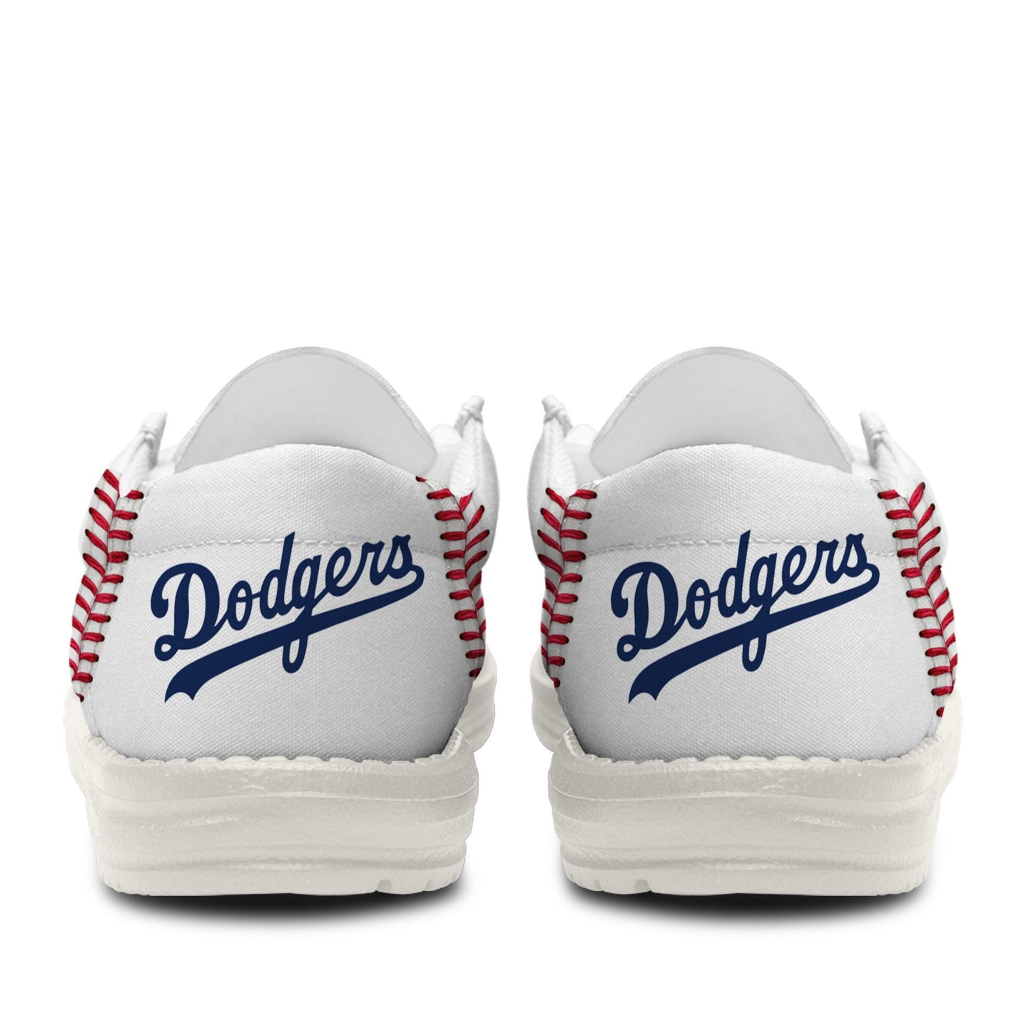 LIMITED EDITION - NEW CUSTOMIZED MLB02 LAD LOS ANGELES DODGERS LOAFER SHOES