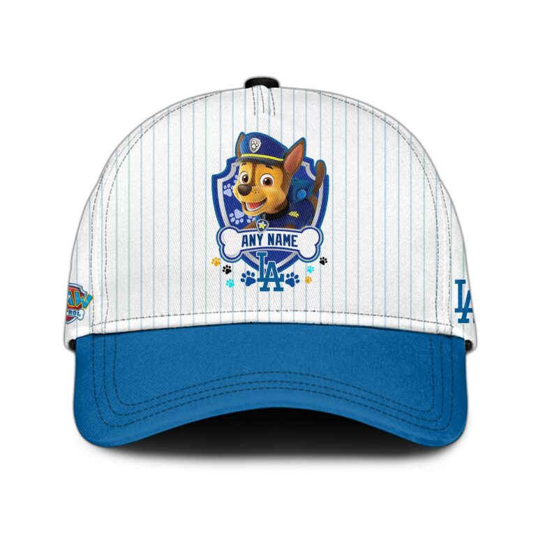 LIMITED EDITION - NEW CUSTOMIZED MLB02 LAD LOS ANGELES DODGERS x PAW PATROL BASEBALL JERSEY & CAP