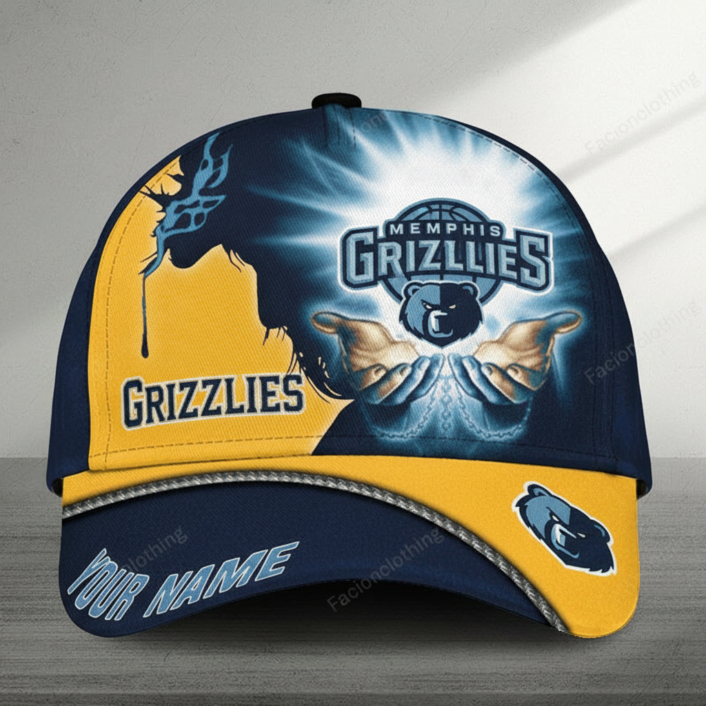 LIMITED EDITION - NEW CUSTOMIZED NBA13 MGR MEMPHIS GRIZZLIES CLASSIC CAP