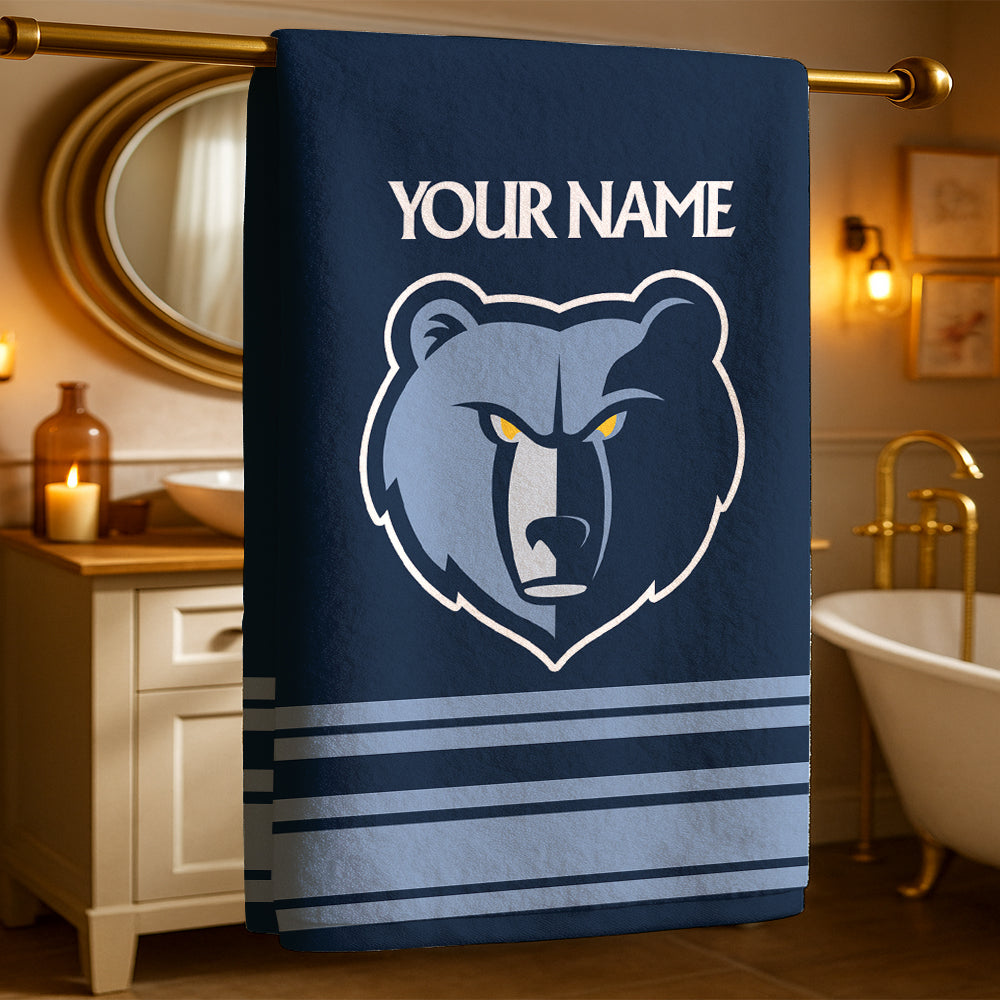 The Grizz Show NBA Personalized Beach & Bath Towel