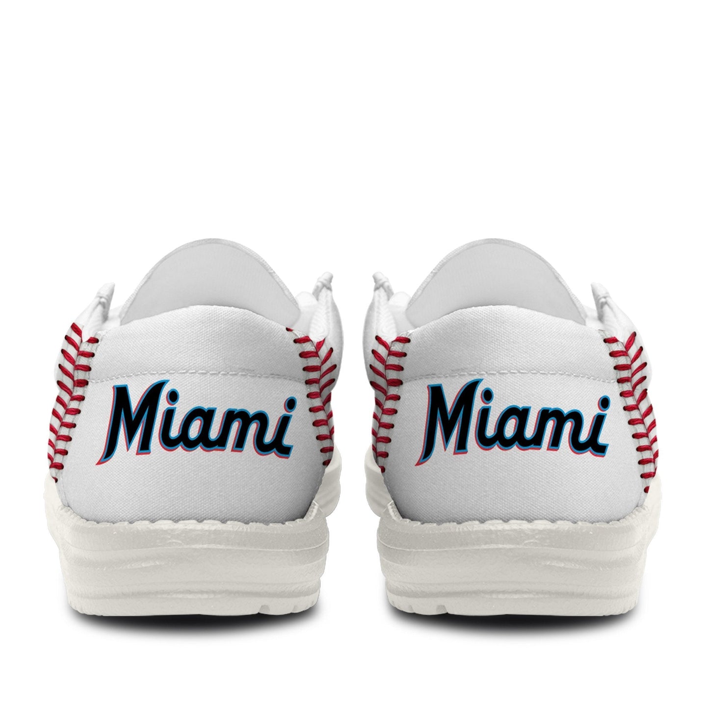 LIMITED EDITION - NEW CUSTOMIZED MLB20 MMS MIAMI MARLINS LOAFER SHOES