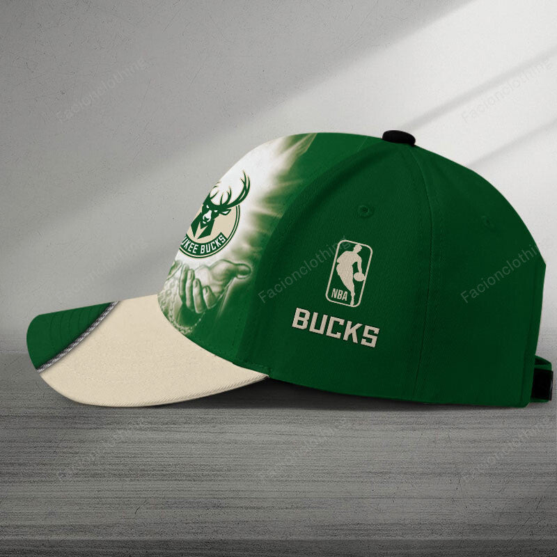 LIMITED EDITION - NEW CUSTOMIZED NBA11 MBU MILWAUKEE BUCKS CLASSIC CAP
