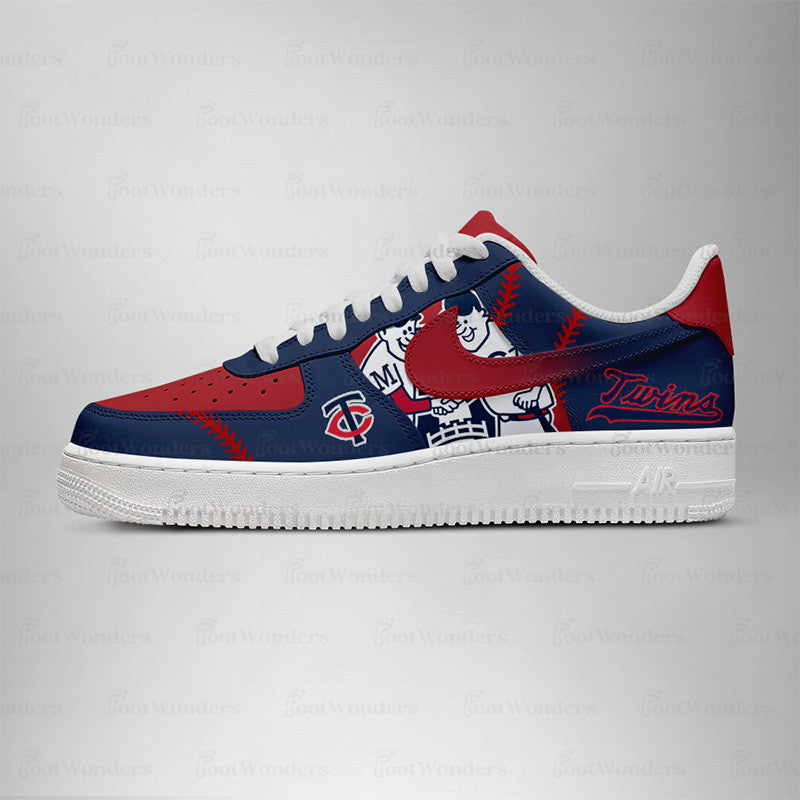 LIMITED EDITION - NEW CUSTOMIZED MLB22 MN TWINS AF1 SHOES
