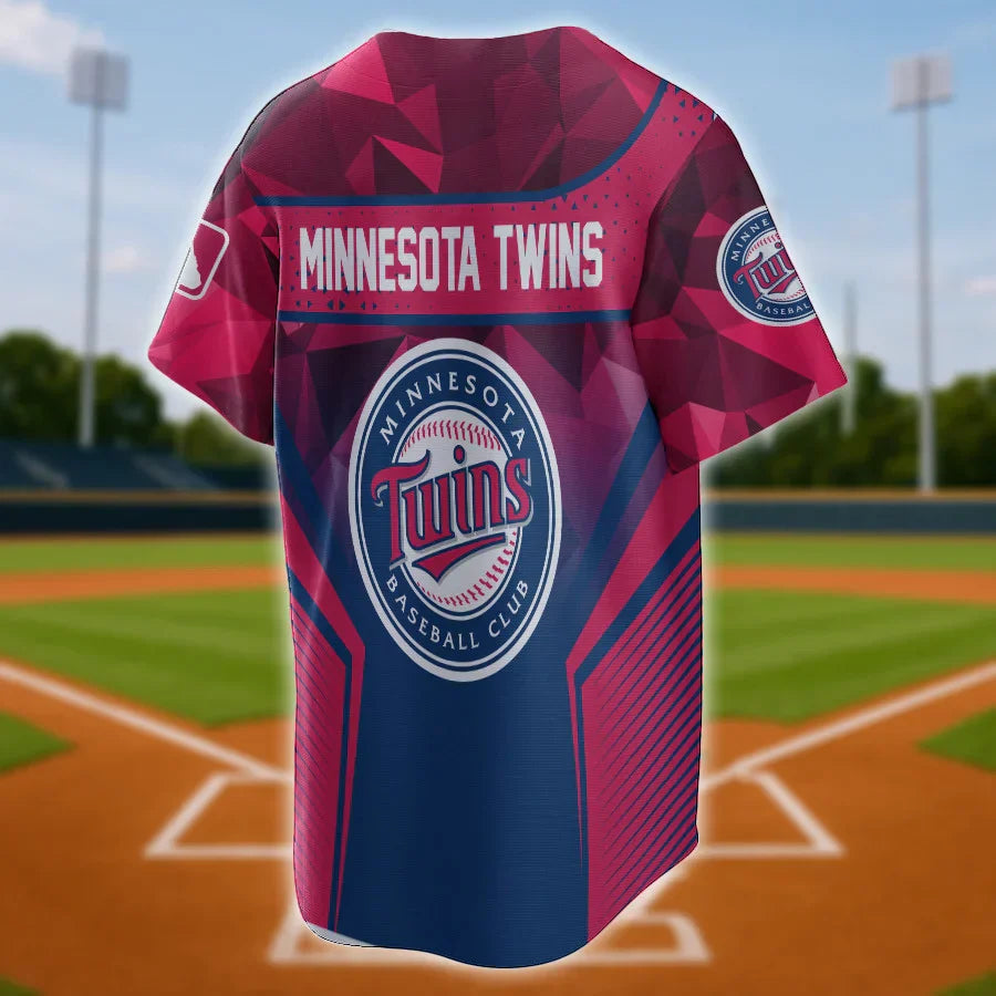 LIMITED EDITION - NEW CUSTOMIZED MLB22 MTS MINNESOTA TWINS BASEBALL JERSEY