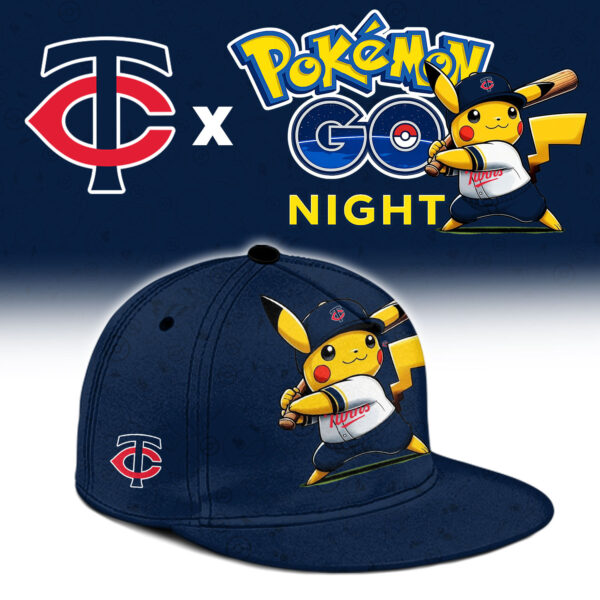 LIMITED EDITION - NEW CUSTOMIZED MLB22 MTS MINNESOTA TWINS x POKEMON BASEBALL JERSEY & CAP