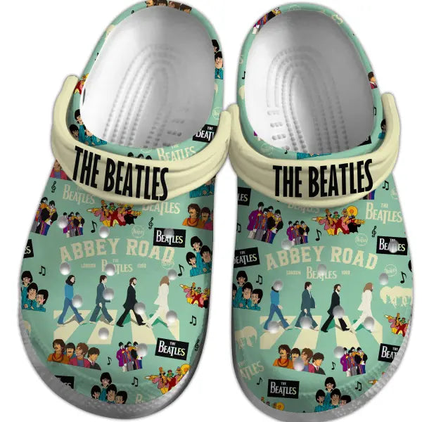 NEW PREMIUM THE BEATLES CROCS FOR FAN