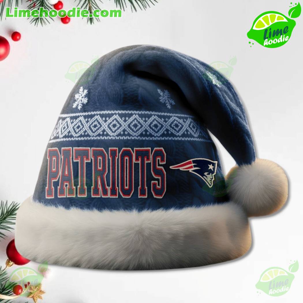 LIMITED EDITION - NEW CUSTOMIZED NFL27 NEP NEW ENGLAND PATRIOTS CHRISTMAS HAT