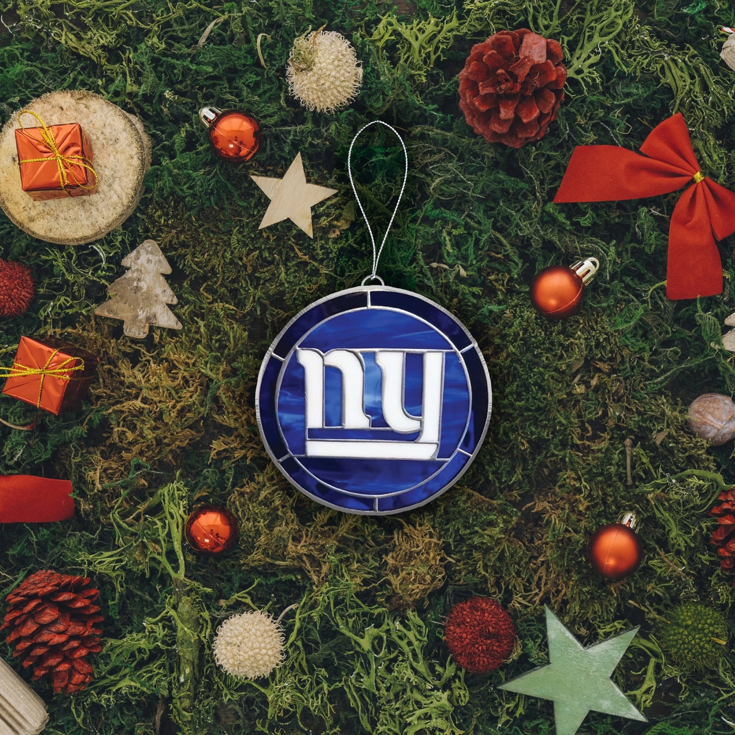 LIMITED EDITION - NEW CUSTOMIZED NFL32 NYG NEW YORK GIANTS ACRYLIC ORNAMENT