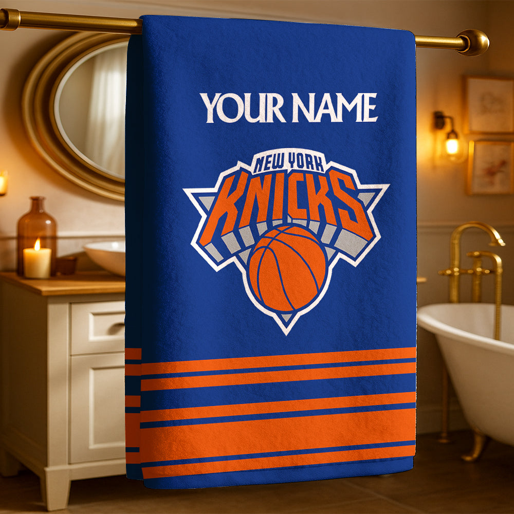 The Knicks NBA Personalized Beach & Bath Towel