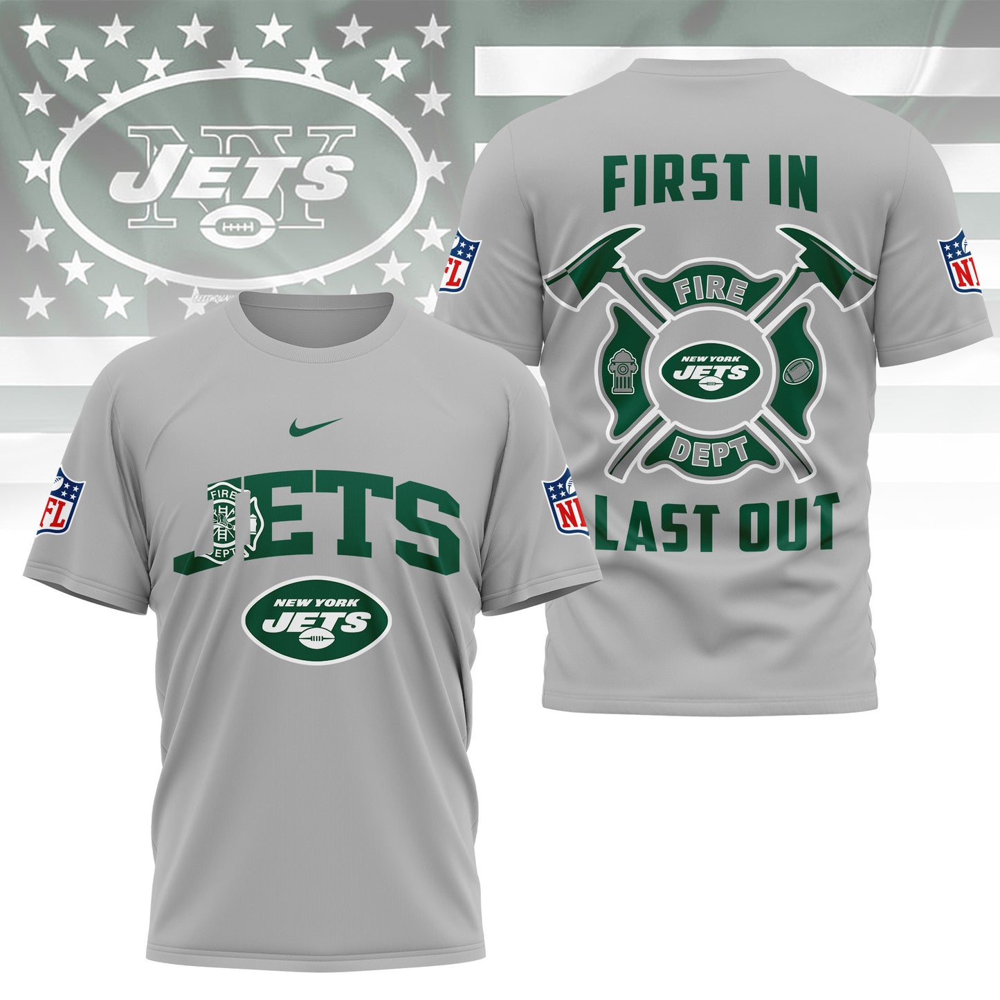 LIMITED EDITION - NEW CUSTOMIZED NFL25 NYJ NEW YORK JETS T-SHIRT | MULTIPLE COLORS AVAILABLE