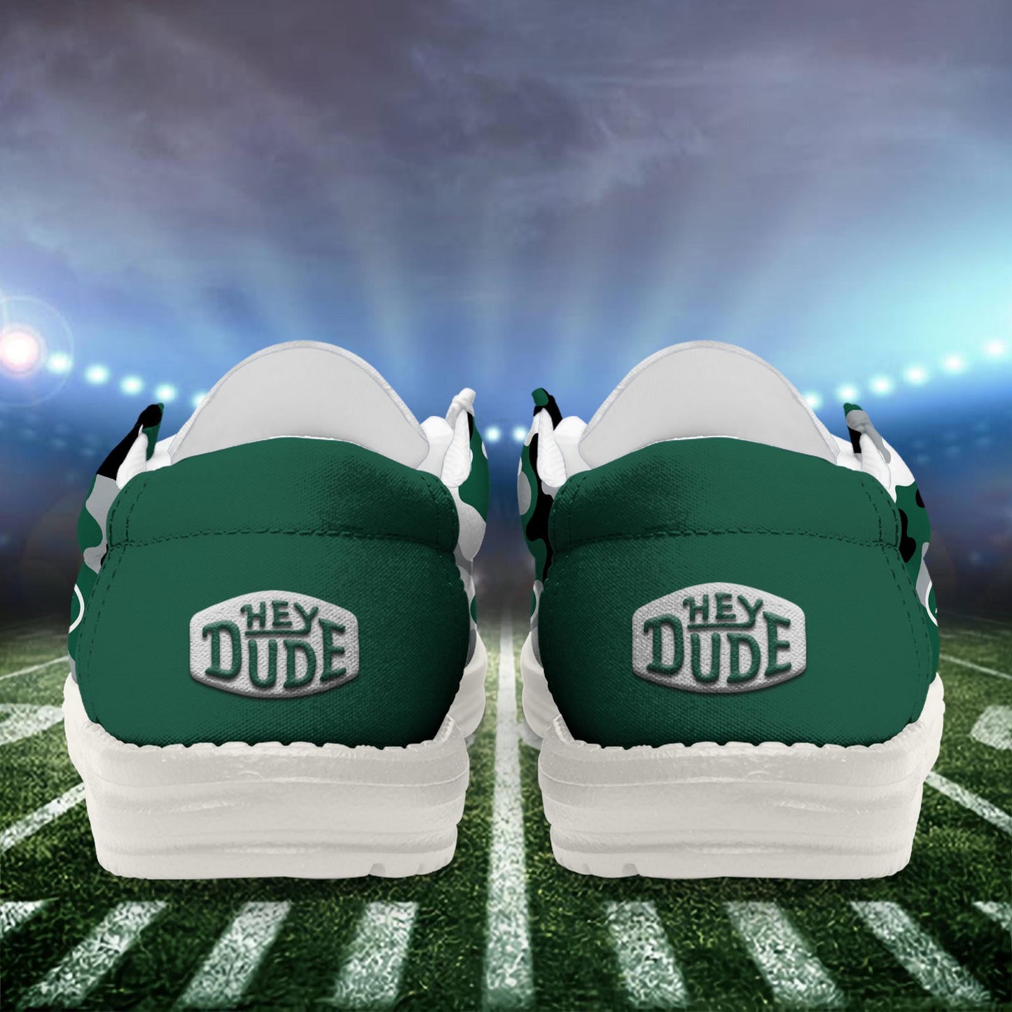 LIMITED EDITION - NEW CUSTOMIZED NFL25 NYJ NEW YORK JETS LOAFER SHOES