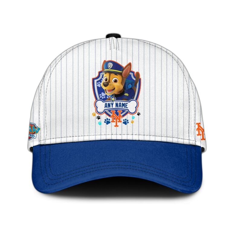 LIMITED EDITION - NEW CUSTOMIZED MLB17 NYM NEW YORK METS x PAW PATROL BASEBALL JERSEY & CAP