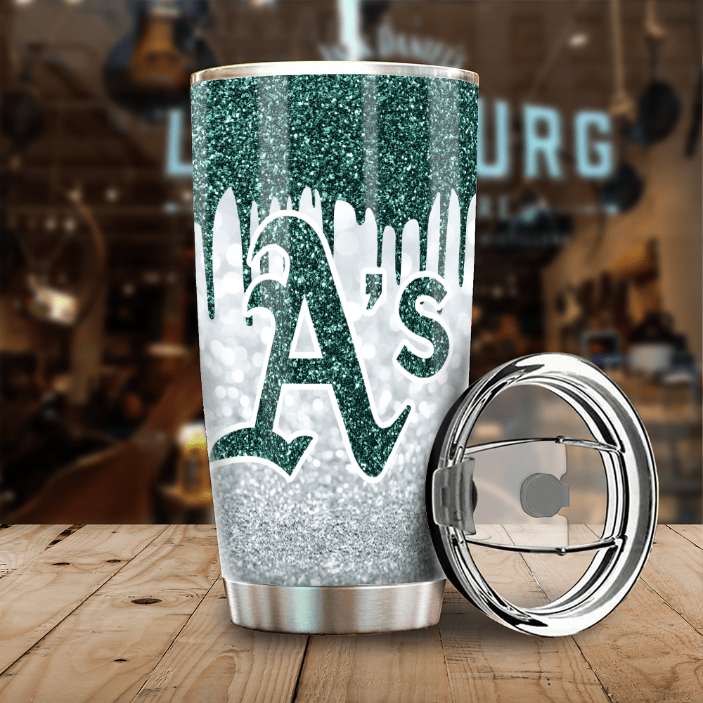 LIMITED EDITION - NEW CUSTOMIZED MLB23 OL ATHLETICS TUMBLER CUP