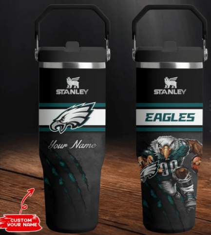 LIMITED EDITION - NEW CUSTOMIZED NFL02 PPE PHILADELPHIA EAGLES TUMBLER CUP