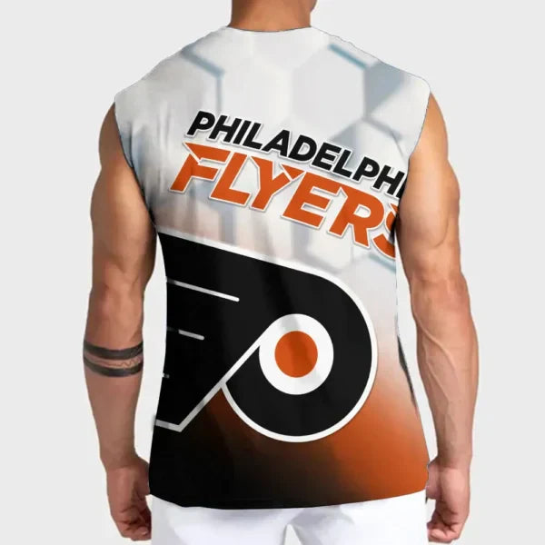 LIMITED EDITION - NEW CUSTOMIZED NHL27 PPF PHILADELPHIA FLYERS TANK TOP & GYM SHIRT
