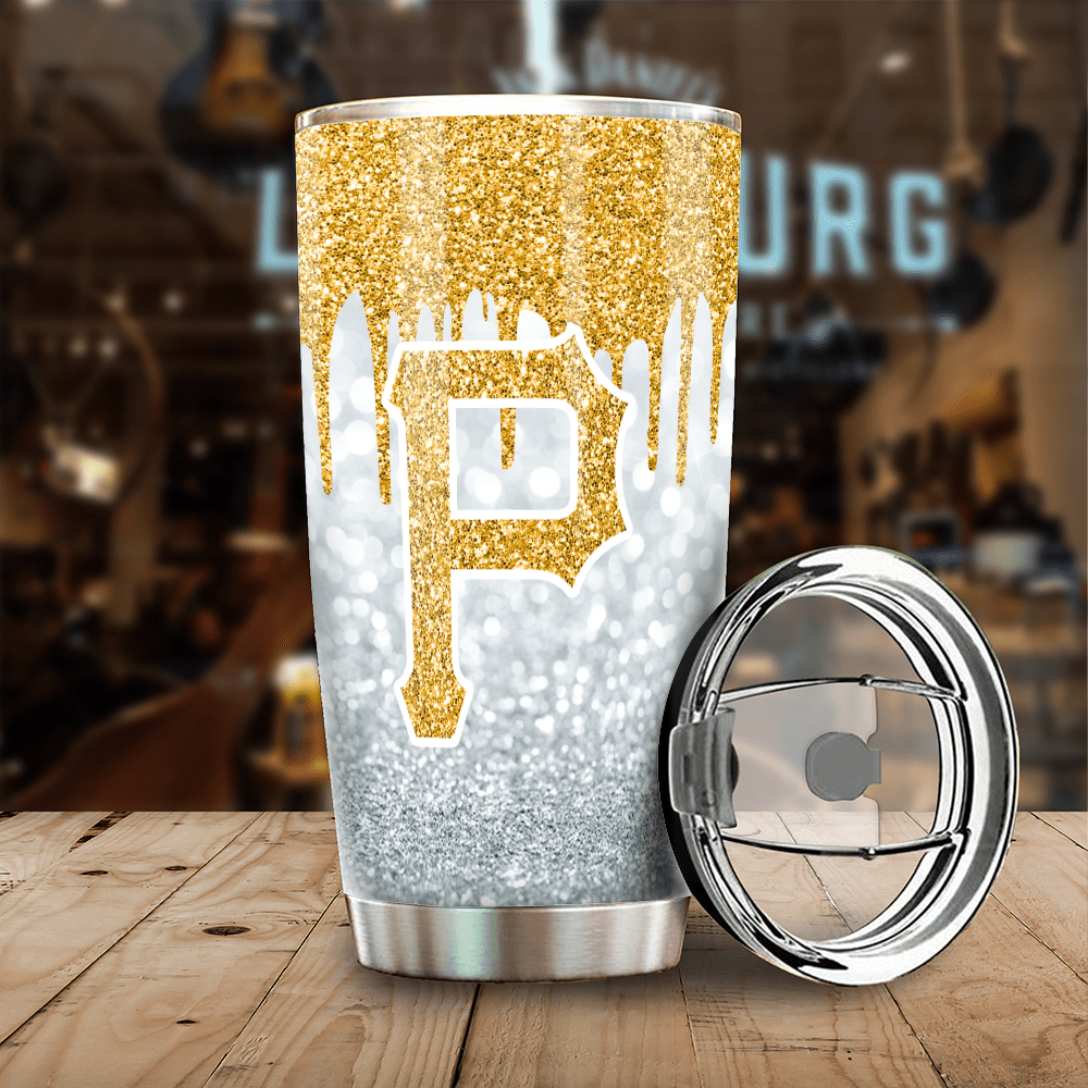 LIMITED EDITION - NEW CUSTOMIZED MLB29 PB PIRATES TUMBLER CUP