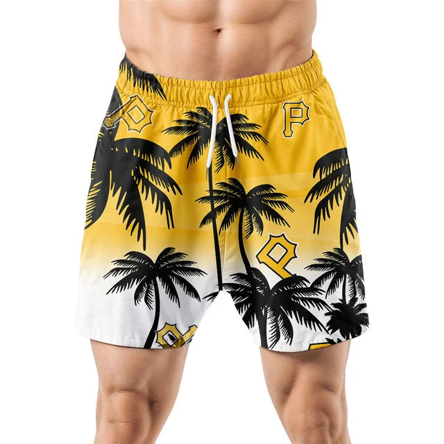 LIMITED EDITION - NEW CUSTOMIZED MLB29 PHP PITTSBURGH PIRATES UNISEX HAWAIIAN SHIRT & SHORTS SET