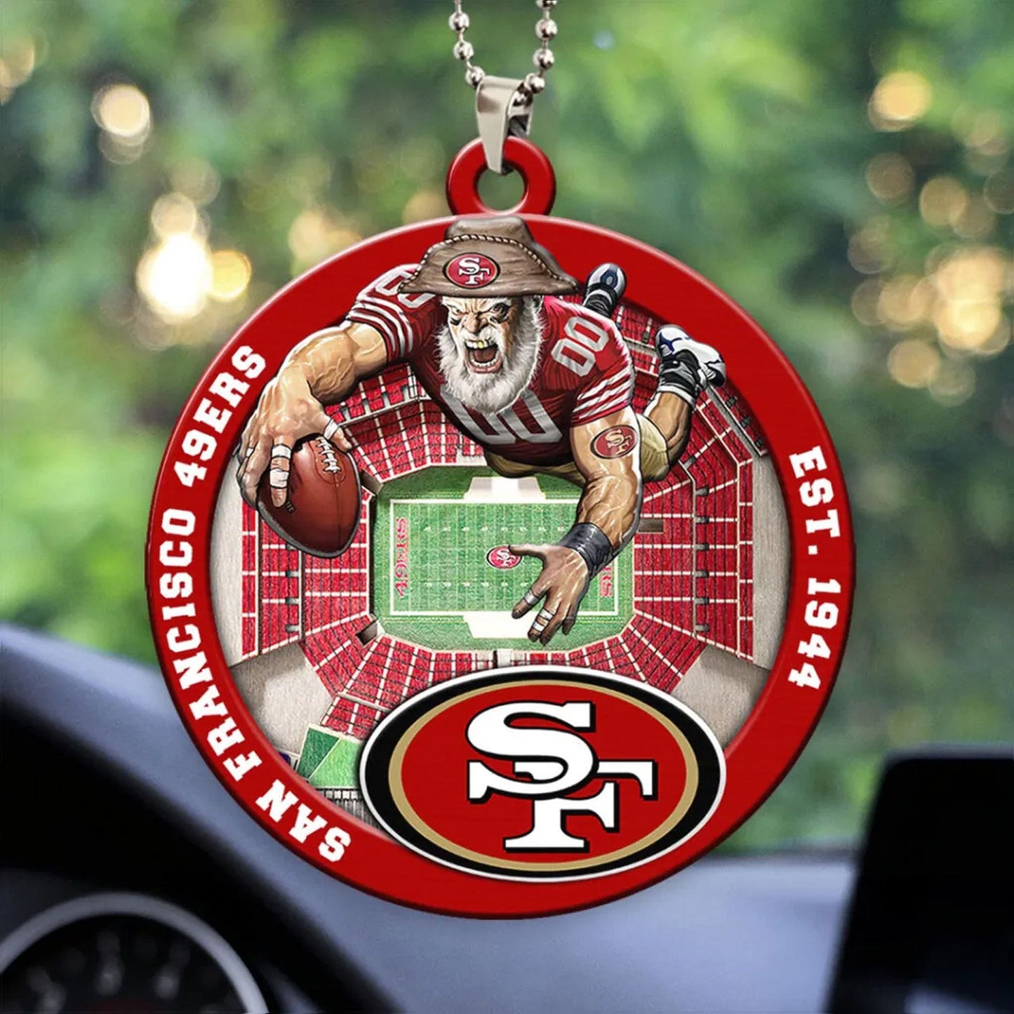LIMITED EDITION - NEW CUSTOMIZED NFL11 SF49 SAN FRANCISCO 49ERS ORNAMENT