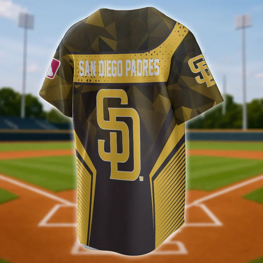 LIMITED EDITION - NEW CUSTOMIZED MLB18 SDP SAN DIEGO PADRES BASEBALL JERSEY