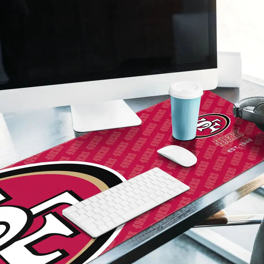LIMITED EDITION - NEW CUSTOMIZED NFL11 SF49 SAN FRANCISCO 49ERS MOUSE MAT