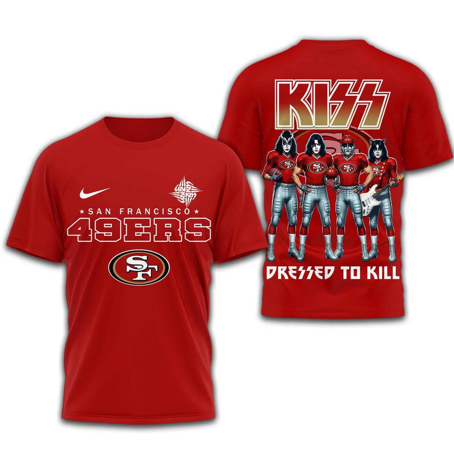 LIMITED EDITION - NEW CUSTOMIZED NFL11 SF49 SAN FRANCISCO 49ERS T-SHIRT | MULTIPLE COLORS AVAILABLE