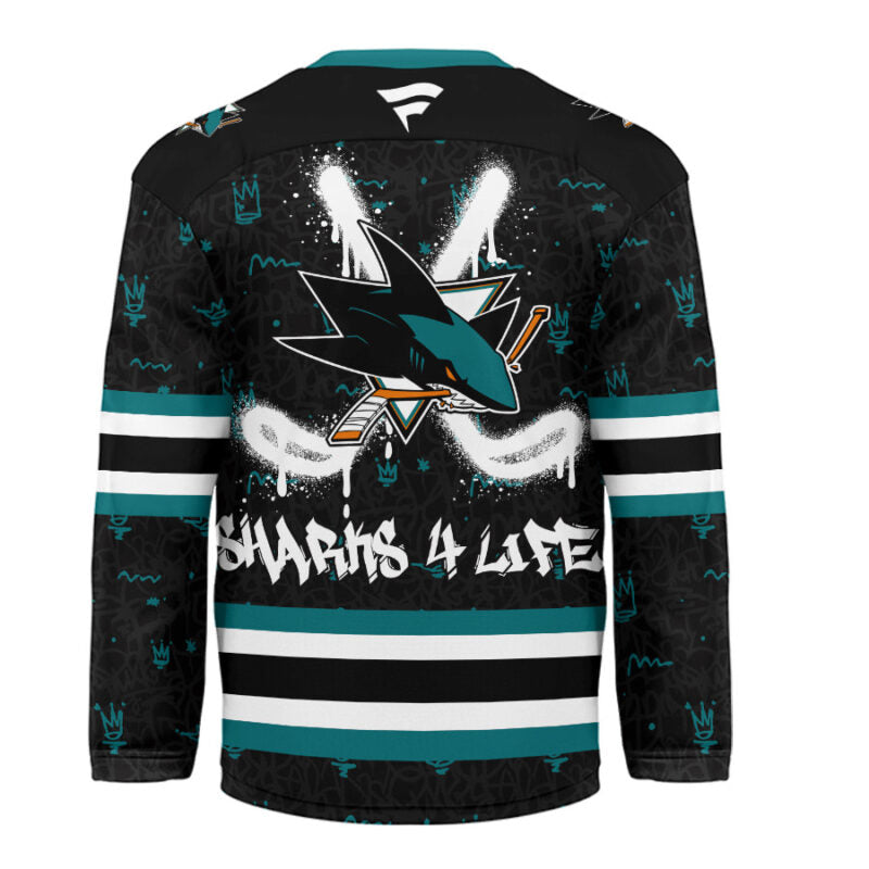 LIMITED EDITION - NEW CUSTOMIZED NHL32 SJ SHARKS UNISEX HOCKEY JERSEY