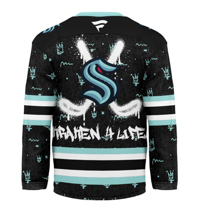 LIMITED EDITION - NEW CUSTOMIZED NHL20 ST KRAKEN UNISEX HOCKEY JERSEY