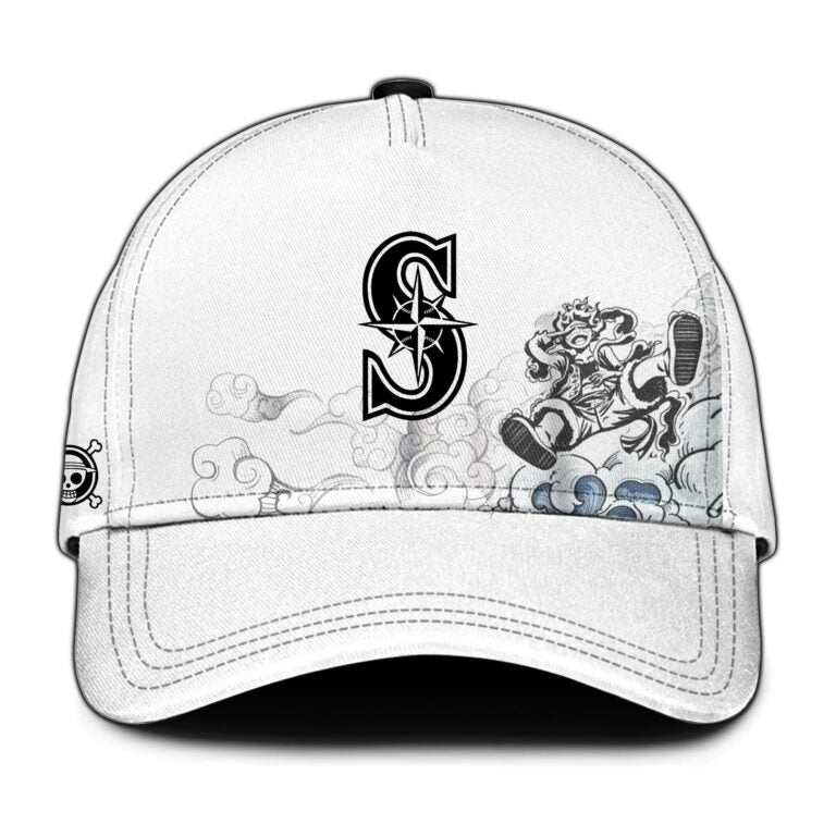 LIMITED EDITION - NEW CUSTOMIZED MLB14 SMS SEATTLE MARINERS x ONE PIECE BASEBALL JERSEY & CAP