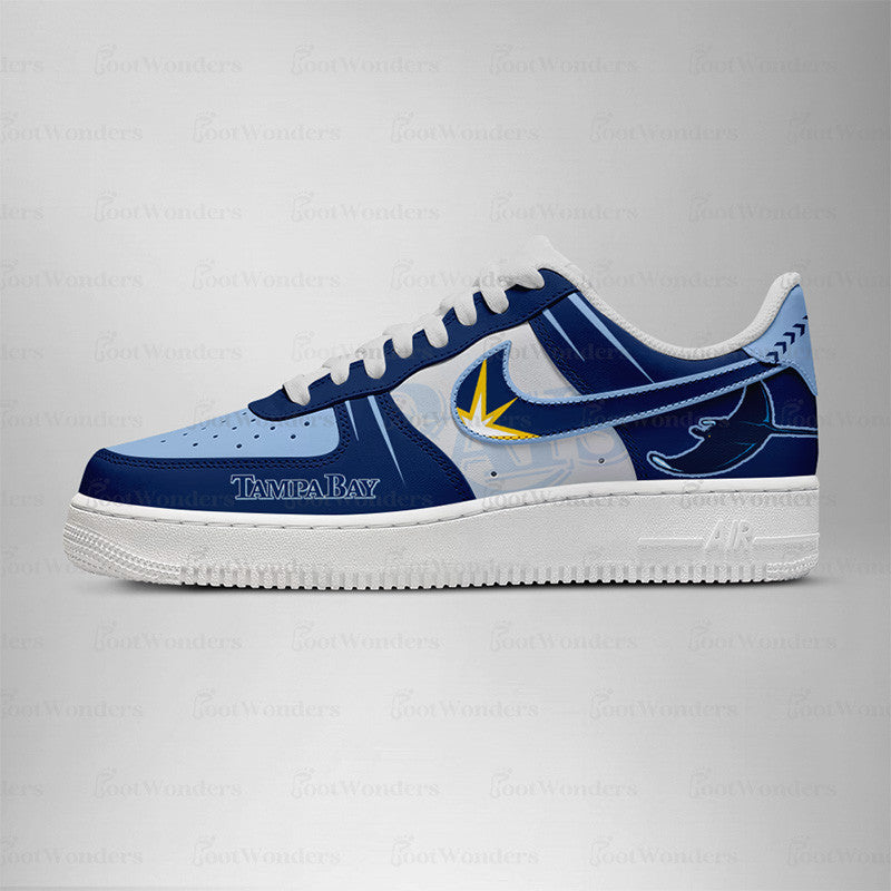LIMITED EDITION - NEW CUSTOMIZED MLB21 TB RAYS AF1 SHOES