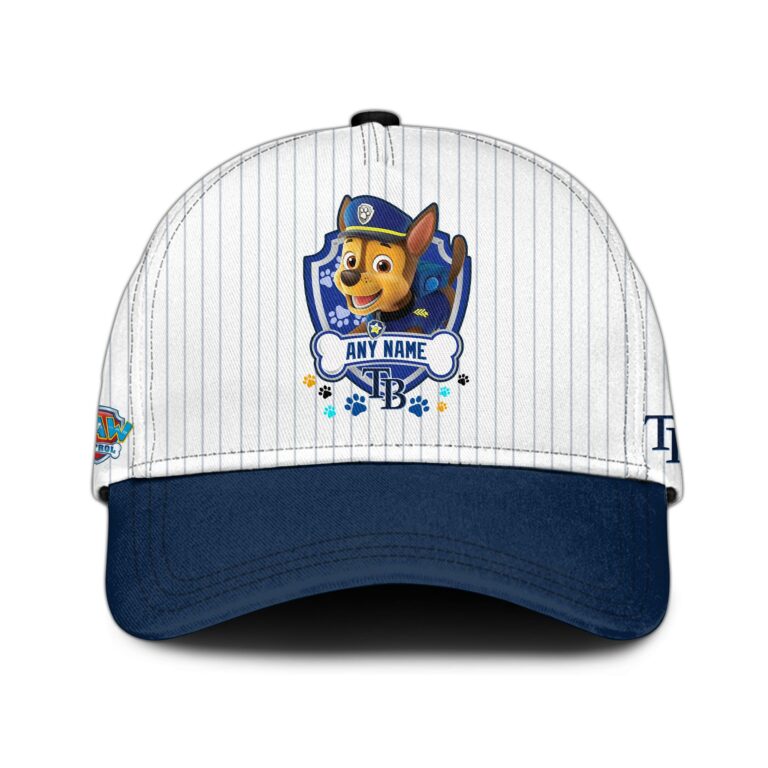 LIMITED EDITION - NEW CUSTOMIZED MLB21 TBR TAMPA BAY RAYS x PAW PATROL BASEBALL JERSEY & CAP