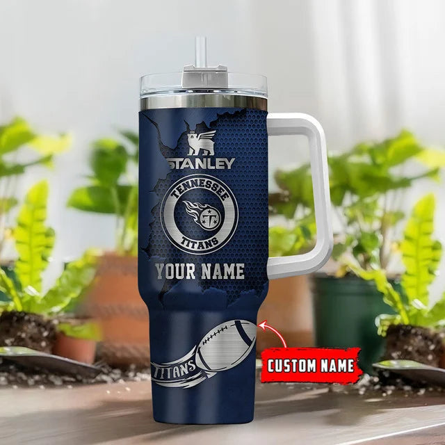 LIMITED EDITION - NEW CUSTOMIZED NFL31 TST TENNESSEE TITANS TUMBLER CUP