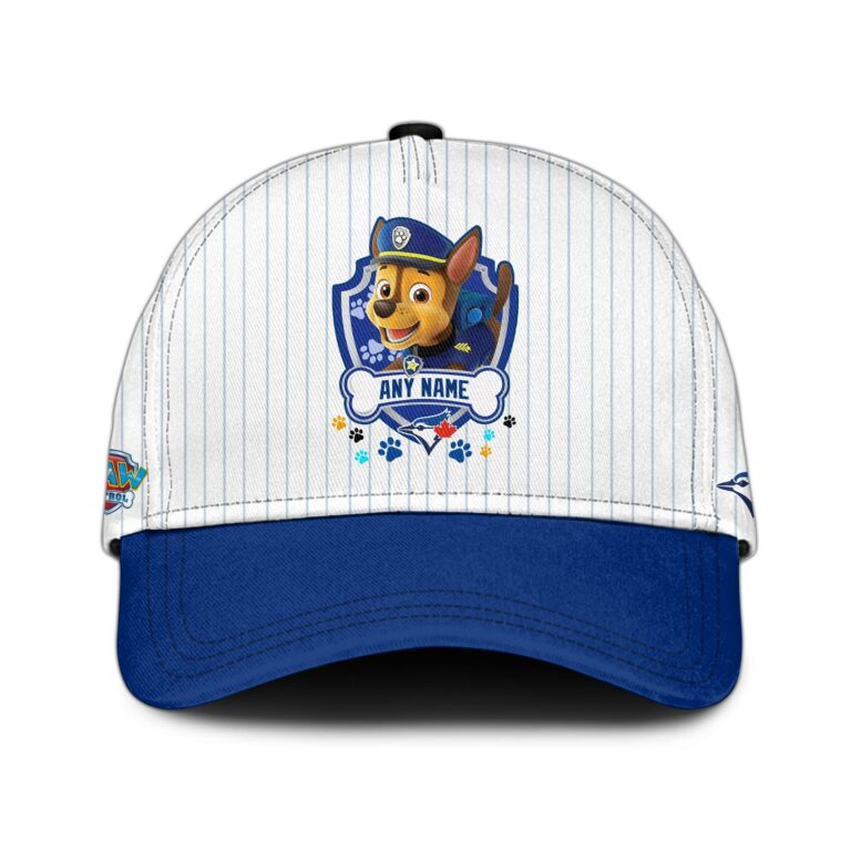 LIMITED EDITION - NEW CUSTOMIZED MLB12 TBJ TORONTO BLUE JAYS x PAW PATROL BASEBALL JERSEY & CAP