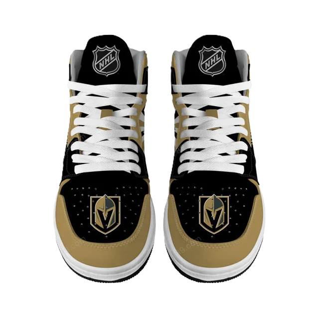 LIMITED EDITION - NEW CUSTOMIZED NHL04 VG KNIGHTS AIR JORDAN SNEAKERS