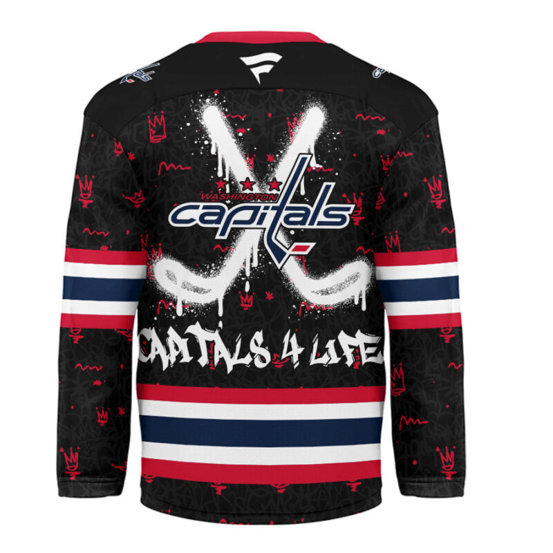 LIMITED EDITION - NEW CUSTOMIZED NHL10 WS CAPITALS UNISEX HOCKEY JERSEY
