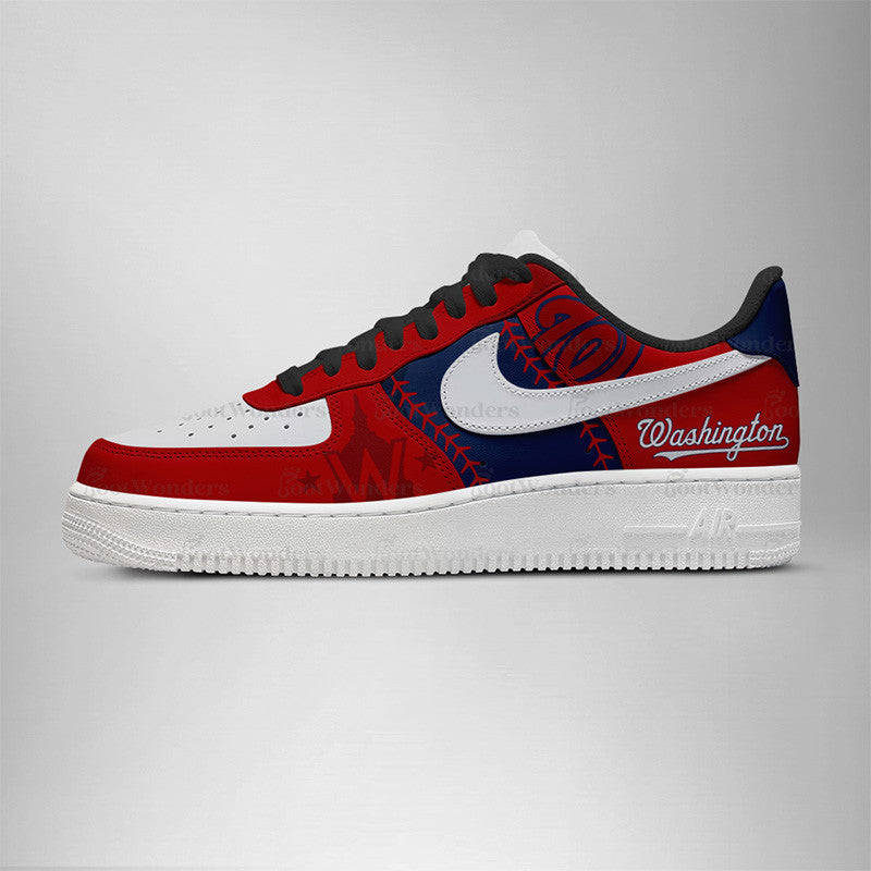 LIMITED EDITION - NEW CUSTOMIZED MLB28 WA NATIONALS AF1 SHOES