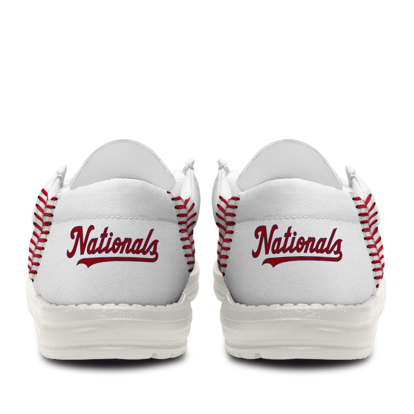 LIMITED EDITION - NEW CUSTOMIZED MLB28 WNS WASHINGTON NATIONALS LOAFER SHOES