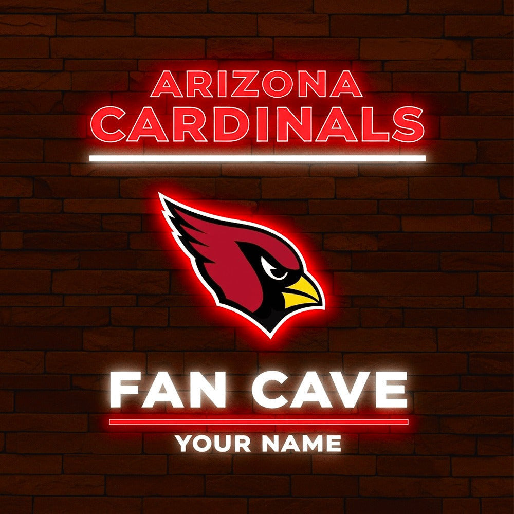 LIMITED EDITION - NEW CUSTOMIZED NFL20 ARC ARIZONA CARDINALS LED LIGHT WALL DECOR
