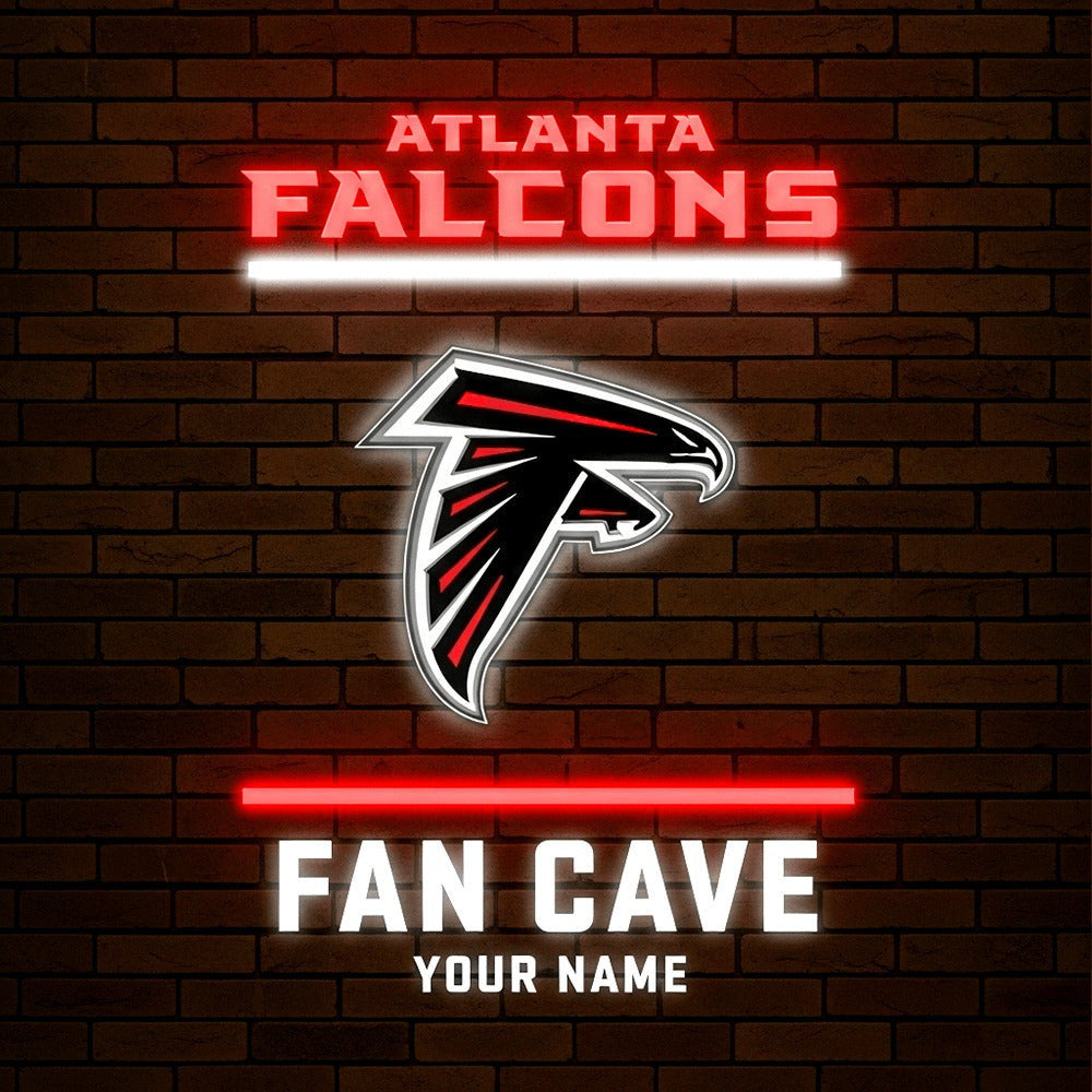 LIMITED EDITION - NEW CUSTOMIZED NFL18 ATF ATLANTA FALCONS LED LIGHT WALL DECOR